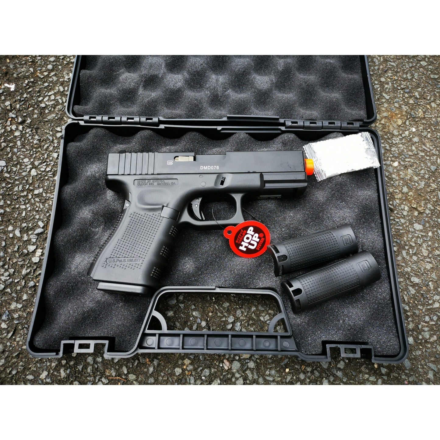 DOUBLE BELL Glock 21 Gas Blowback Gel Blaster CNC Slide Green Gas Version Semi/Full Auto