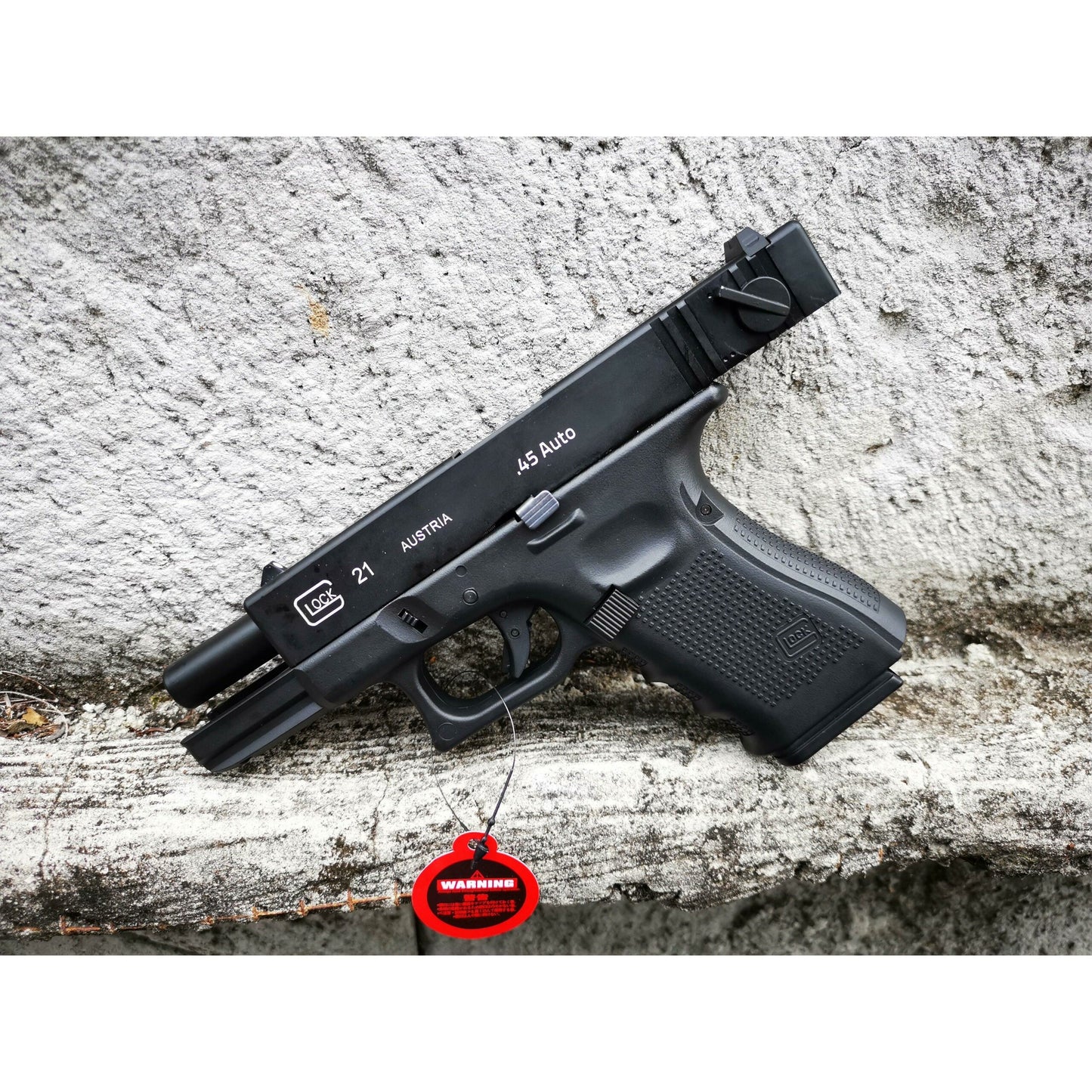 DOUBLE BELL Glock 21 Gas Blowback Gel Blaster CNC Slide Green Gas Version Semi/Full Auto