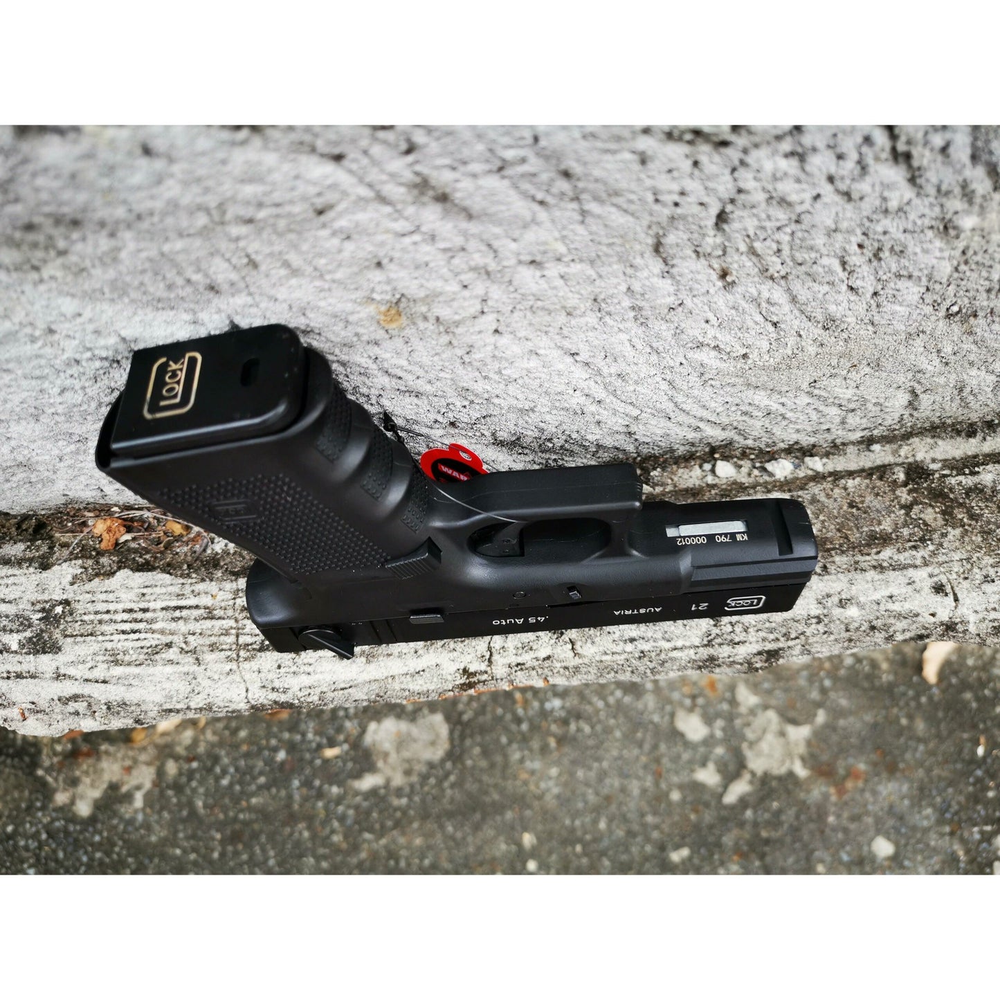 DOUBLE BELL Glock 21 Gas Blowback Gel Blaster CNC Slide Green Gas Version Semi/Full Auto