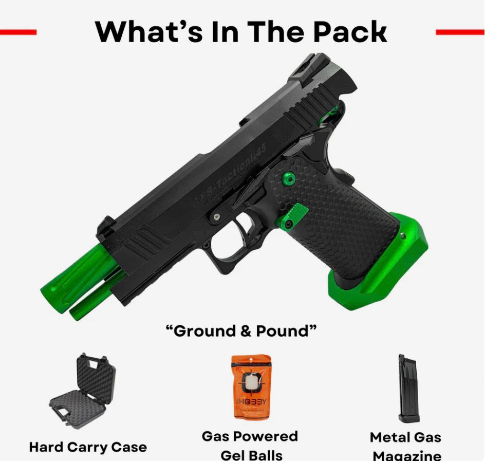 "Ground and Pound" Competition Custom Hi-Capa - Gel Blaster (Metal)