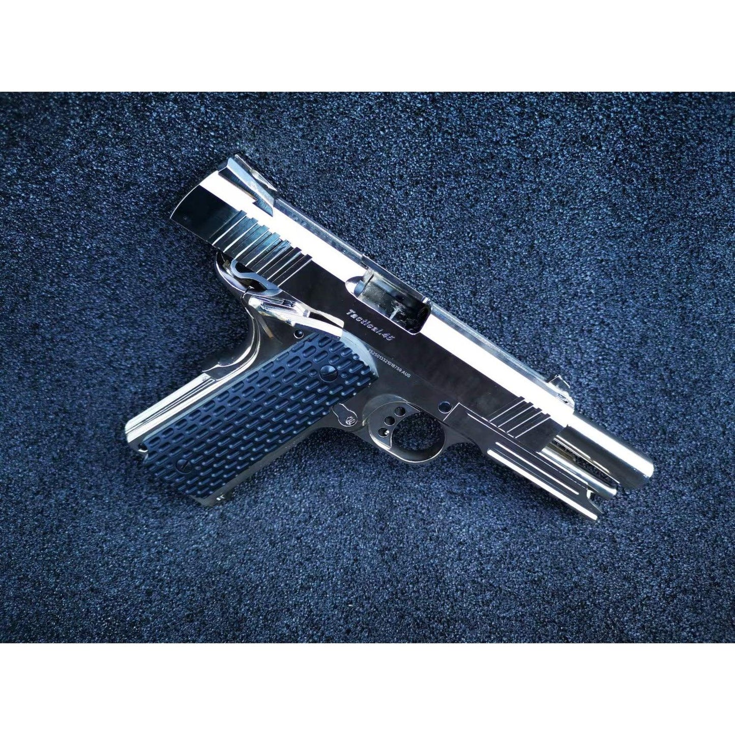 GOLDEN EAGLE 3309SV OPS Tactical .45 Full Metal GEL BLASTER GREEN GAS/CO2 POWERED Hi-Capa 4.3 VERSION GAS BLOWBACK Chrome