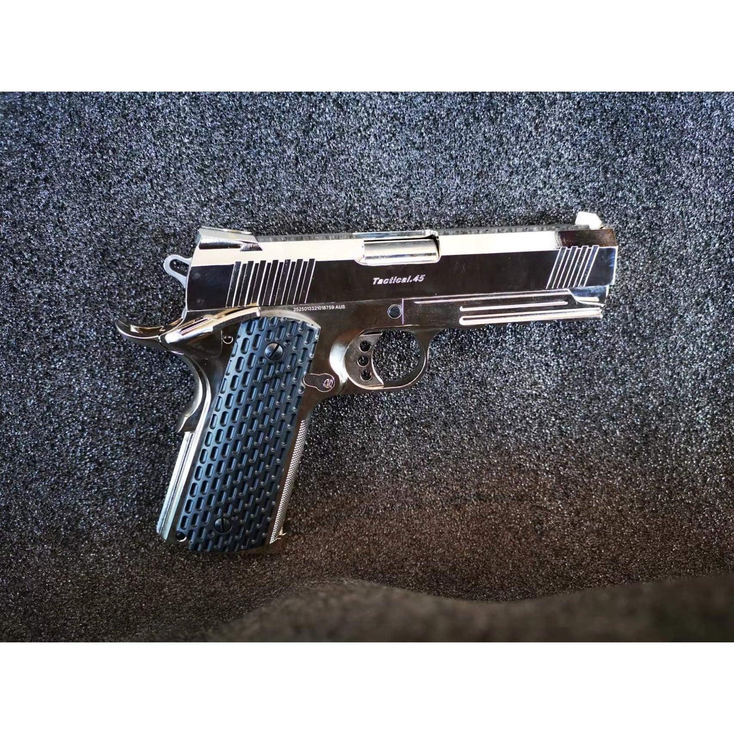 GOLDEN EAGLE 3309SV OPS Tactical .45 Full Metal GEL BLASTER GREEN GAS/CO2 POWERED Hi-Capa 4.3 VERSION GAS BLOWBACK Chrome