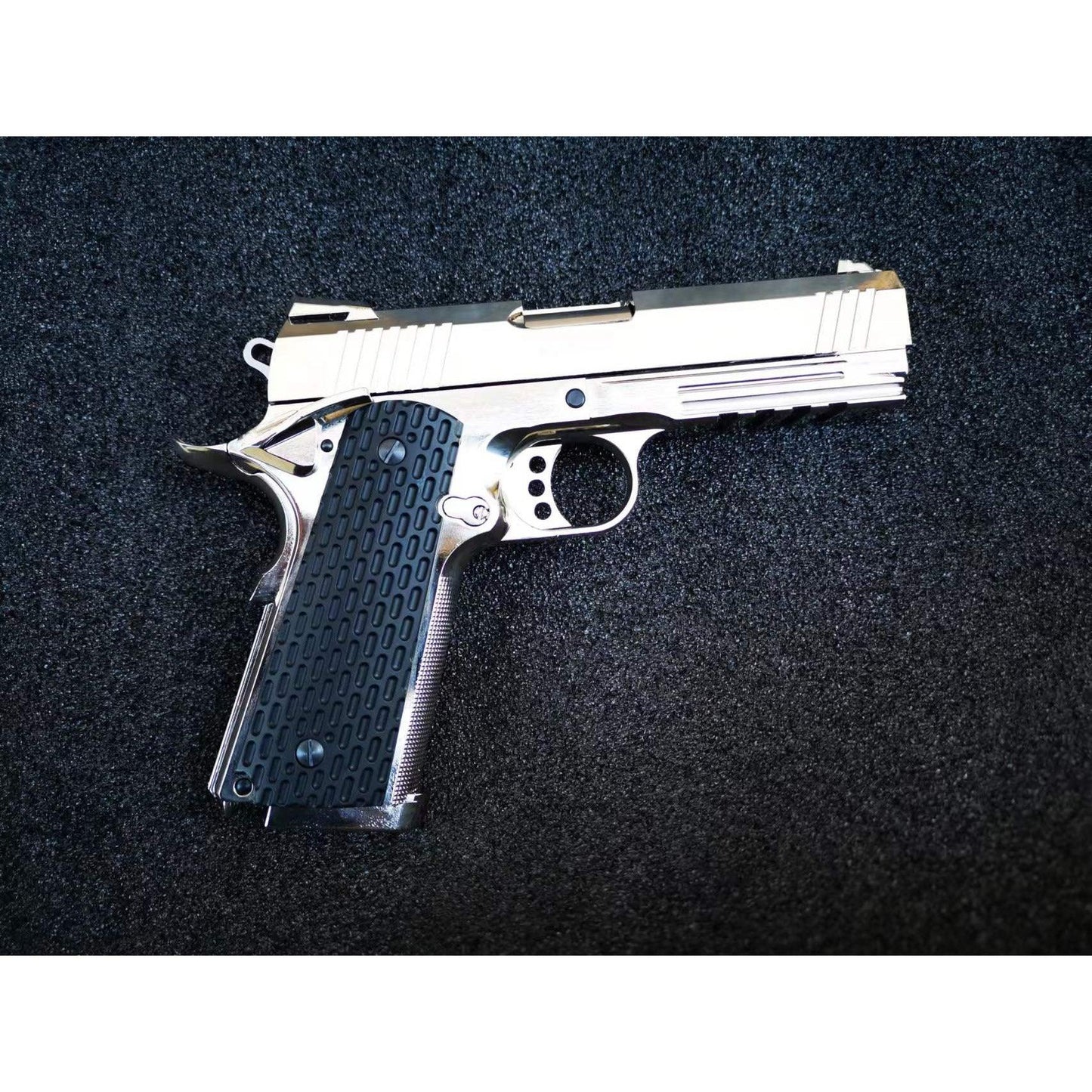 GOLDEN EAGLE 3309SV OPS Tactical .45 Full Metal GEL BLASTER GREEN GAS/CO2 POWERED Hi-Capa 4.3 VERSION GAS BLOWBACK Chrome
