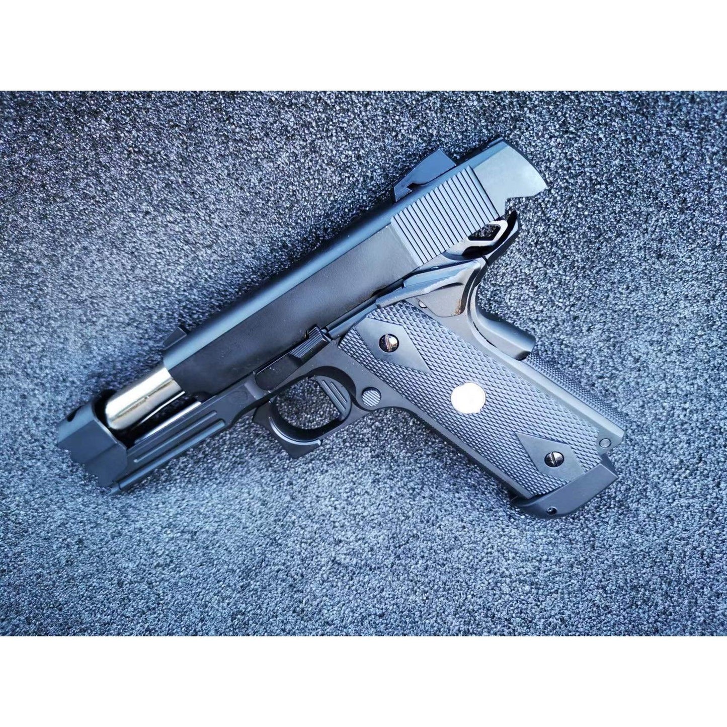 Golden Eagle 3319 CO2 Powered Hi-Capa Strike Warrior Gel Blaster Pistol Black