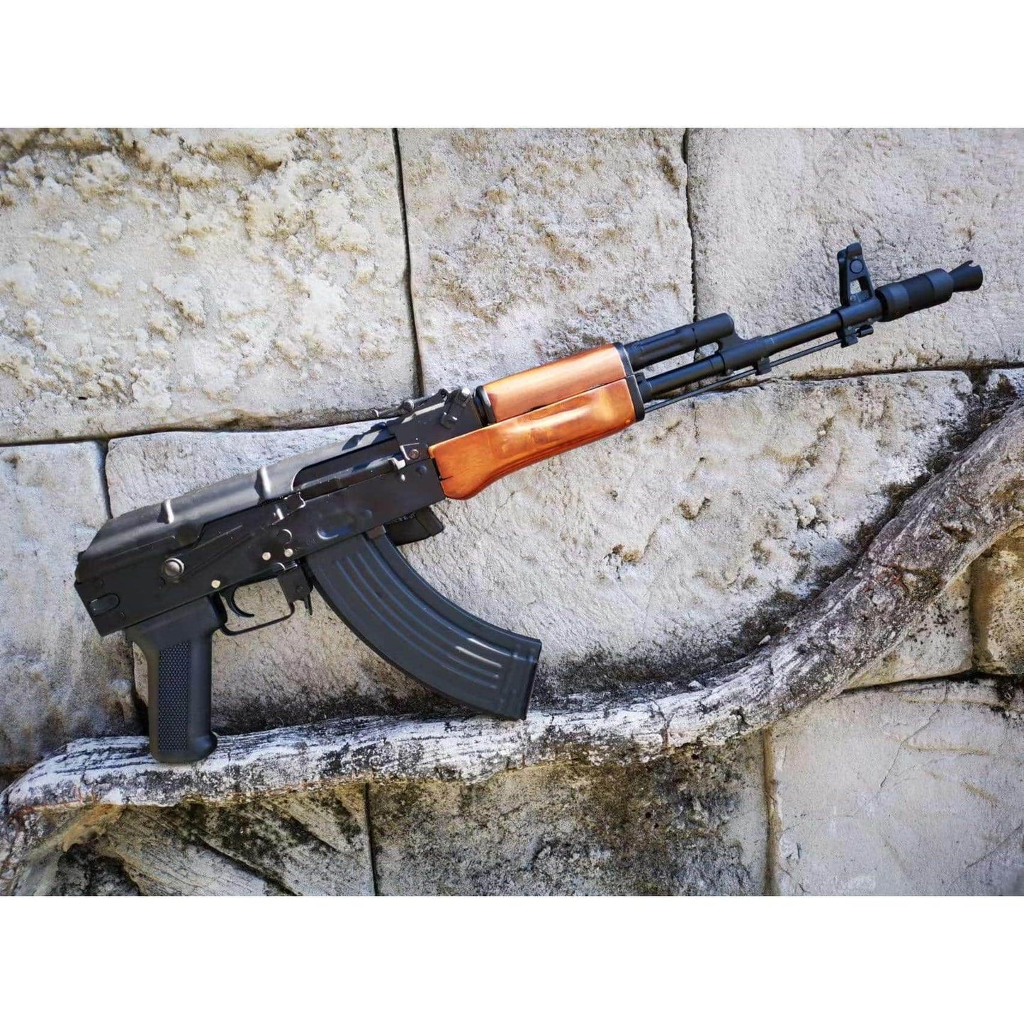 Double Bell 003A AKS-74N AEG Gel Blaster With Real Wood Handguard