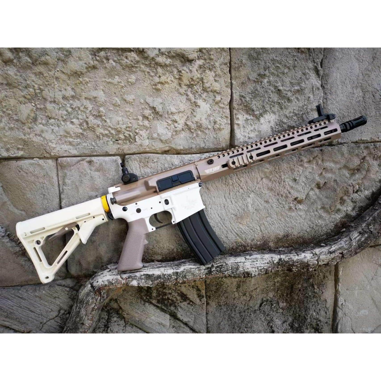 DOUBLE BELL 082A M4 TOP GUN Gel Blaster AEG Colour: Tan with White