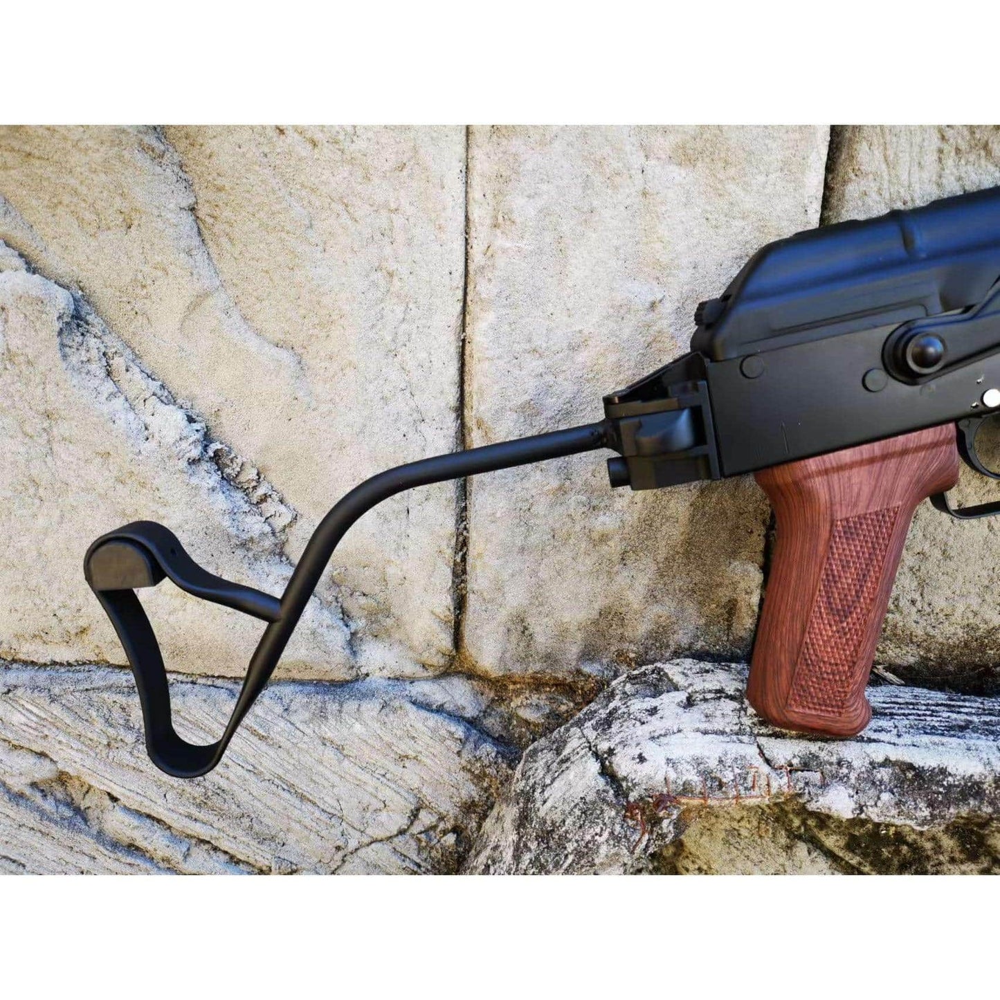 Double Bell 015B AK-AIMS AEG Gel Blaster With Real Wood Handguard