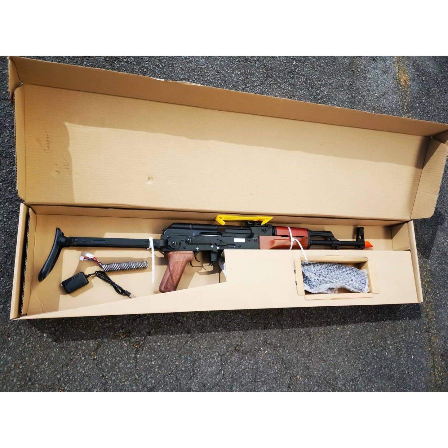 Double Bell 010A AKMS AEG With Real Wood Handguard