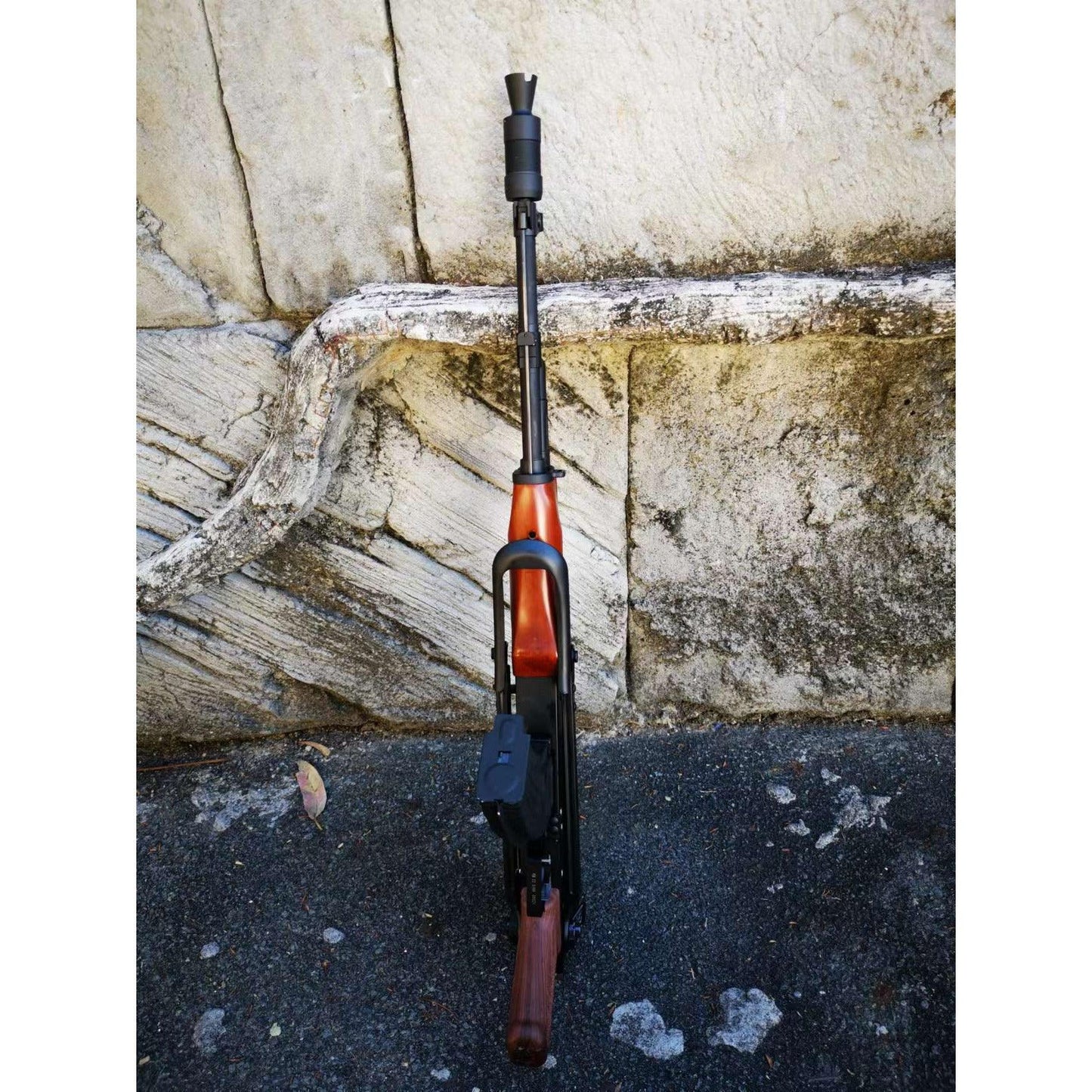 Double Bell 010A AKMS AEG With Real Wood Handguard