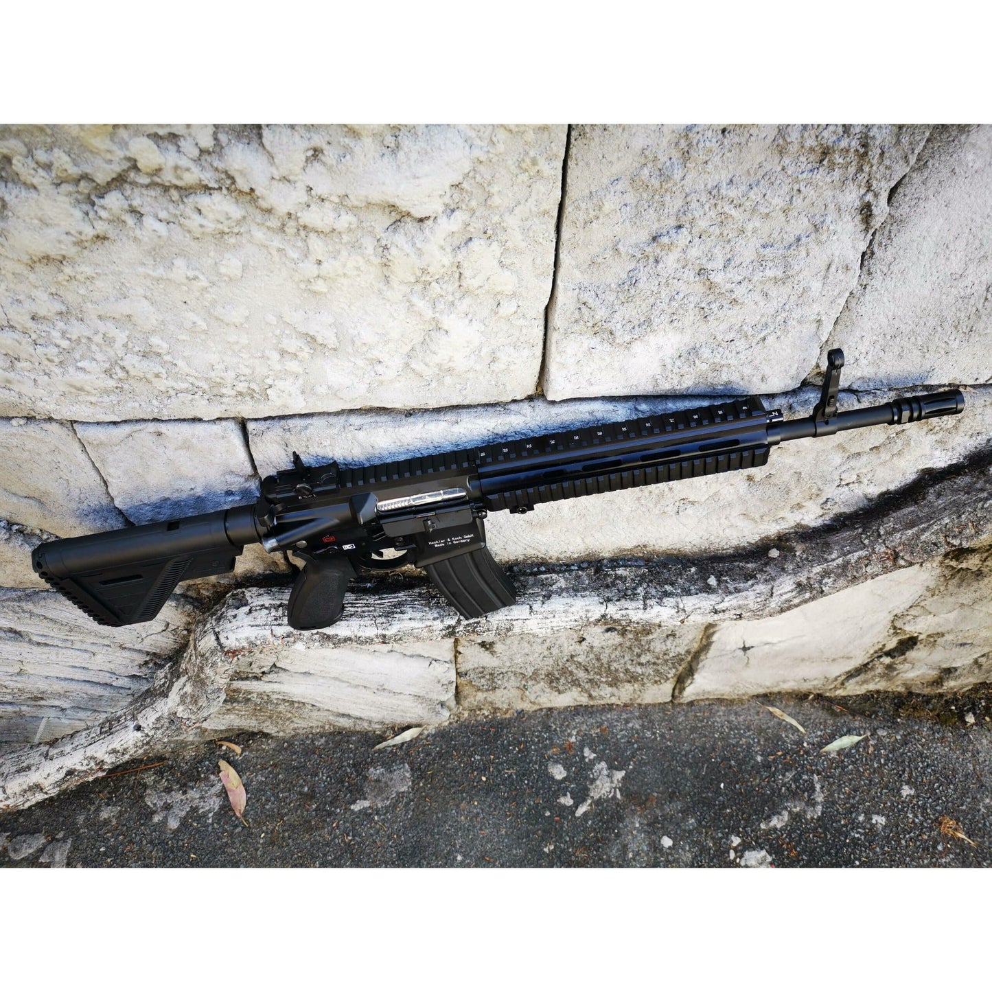 Double Bell HK416 A5 with 14.5 inch barrel AEG Gel Blaster Black