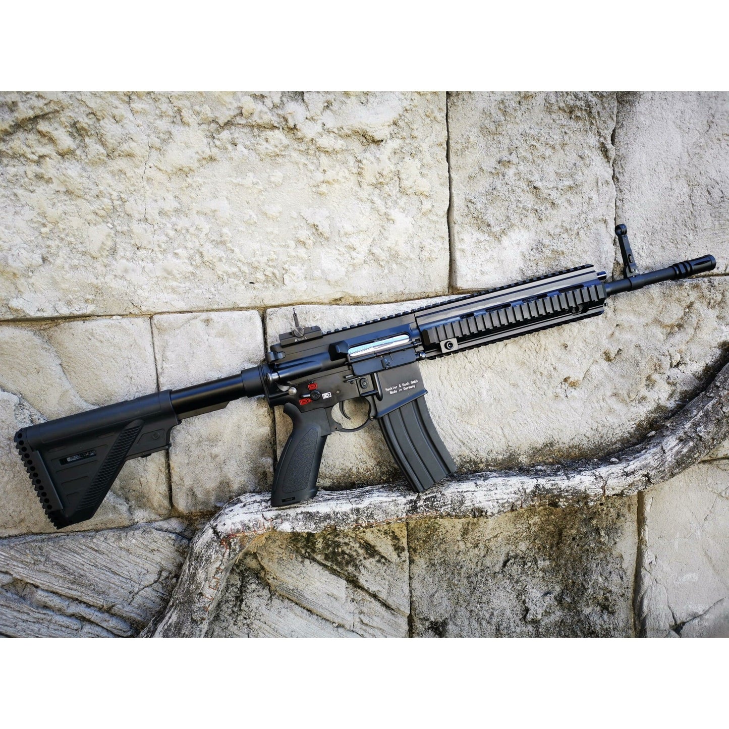 Double Bell HK416 A5 with 14.5 inch barrel AEG Gel Blaster Black