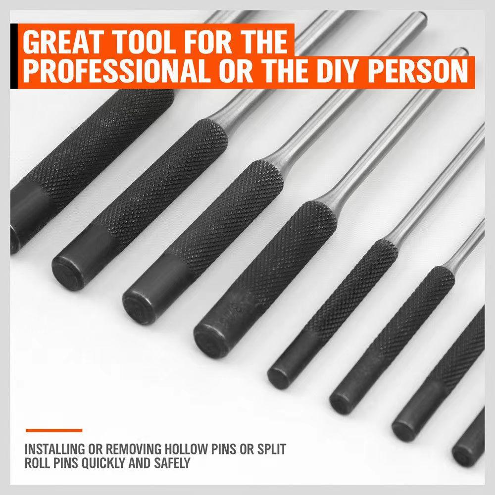 Roll Pin Punch Set Perfect Tool For Gunsmith, Jewelers, Watchmakers. Engineers, Carpenters