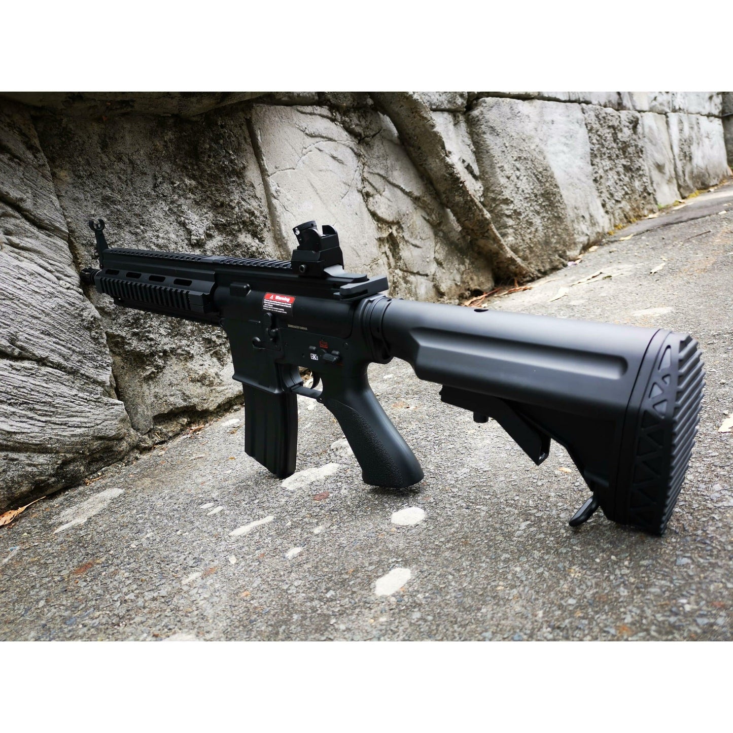 Golden Eagle FB6621 HK416D Real Engraved Metal Electric Gel Blaster Black