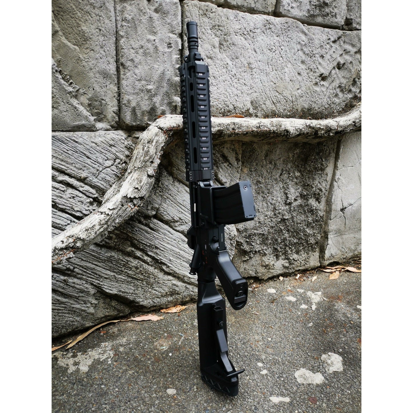 Golden Eagle FB6621 HK416D Real Engraved Metal Electric Gel Blaster Black