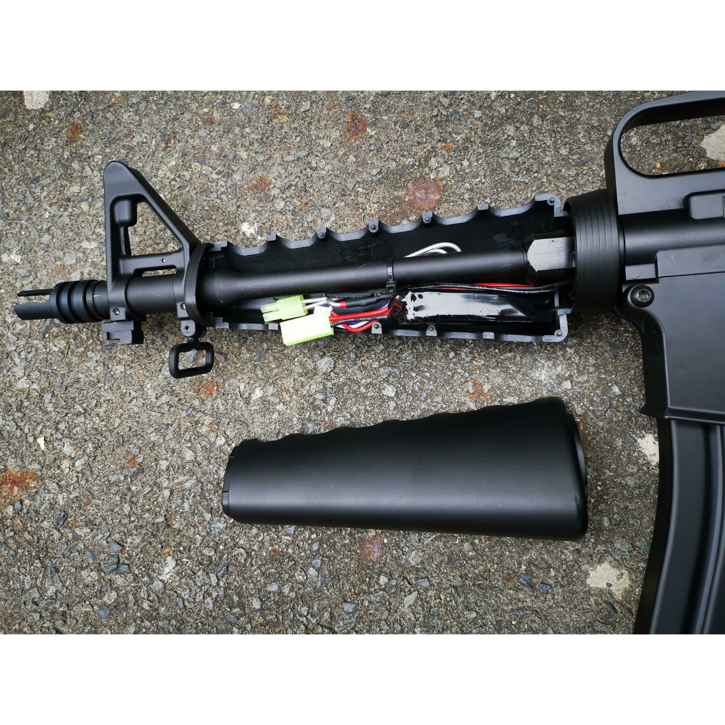 Golden Eagle FB6661 CAR-15 Mini M16 Gel Blaster Metal AEG Rifle