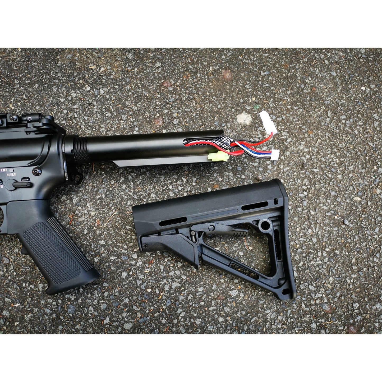 DOUBLE BELL MK16 gel blaster AEG Colour: Black