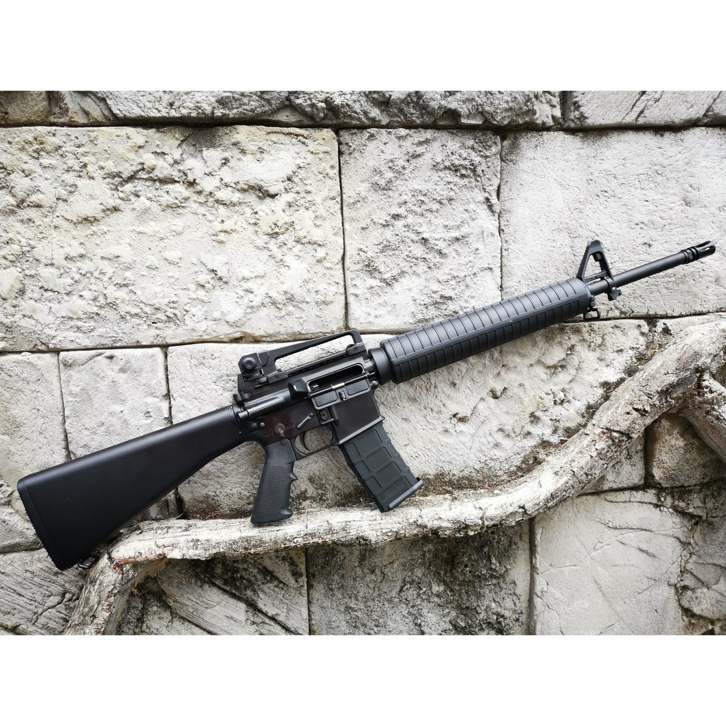 GOLDEN EAGLE MC6610M M16A3 FULL METAL GAS POWERED GEL BLASTER GREEN GAS BLOWBACK RIFLE Colour: Black
