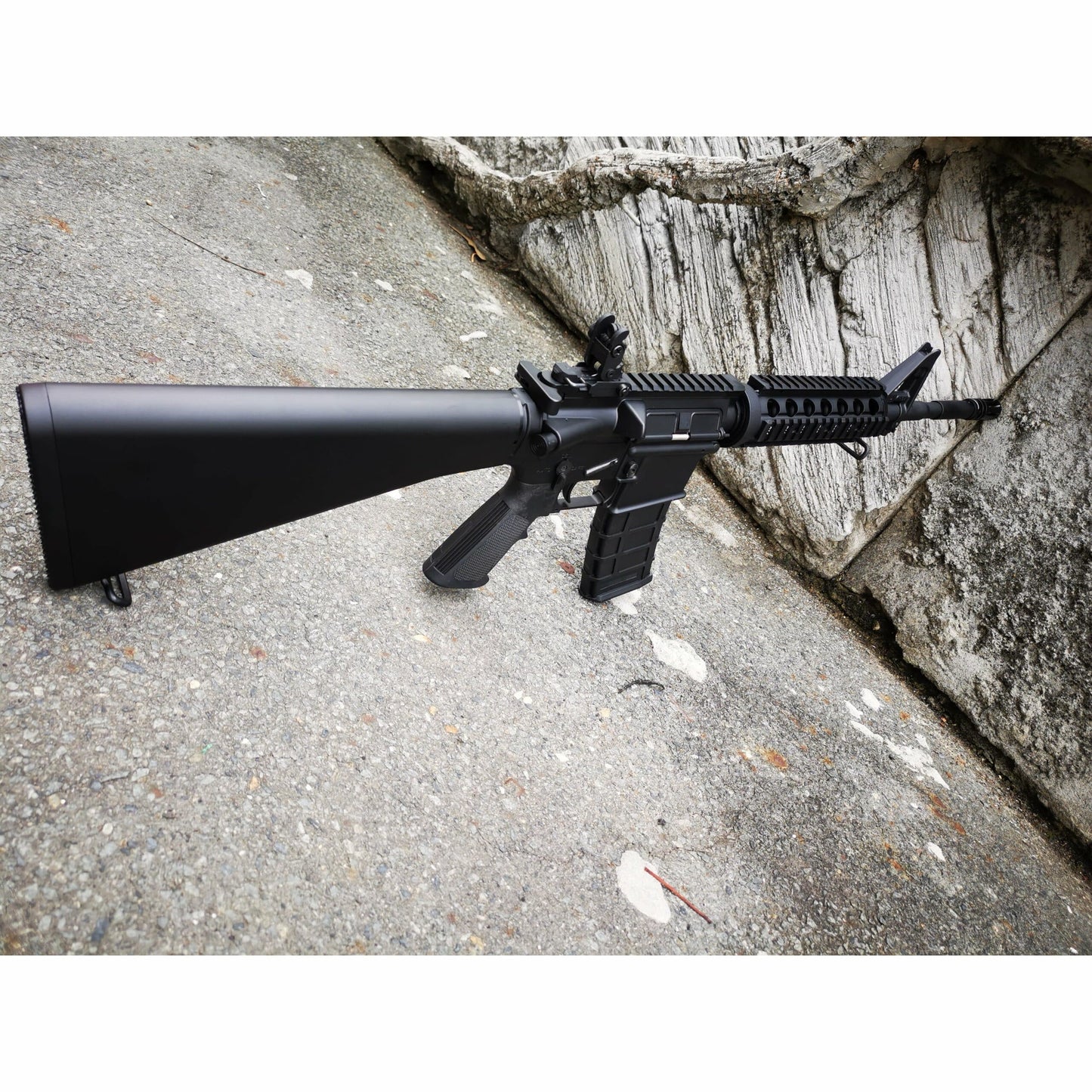 GOLDEN EAGLE MC6619M M4 FULL METAL GAS POWERED GEL BLASTER GREEN GAS BLOWBACK RIFLE Colour: Black
