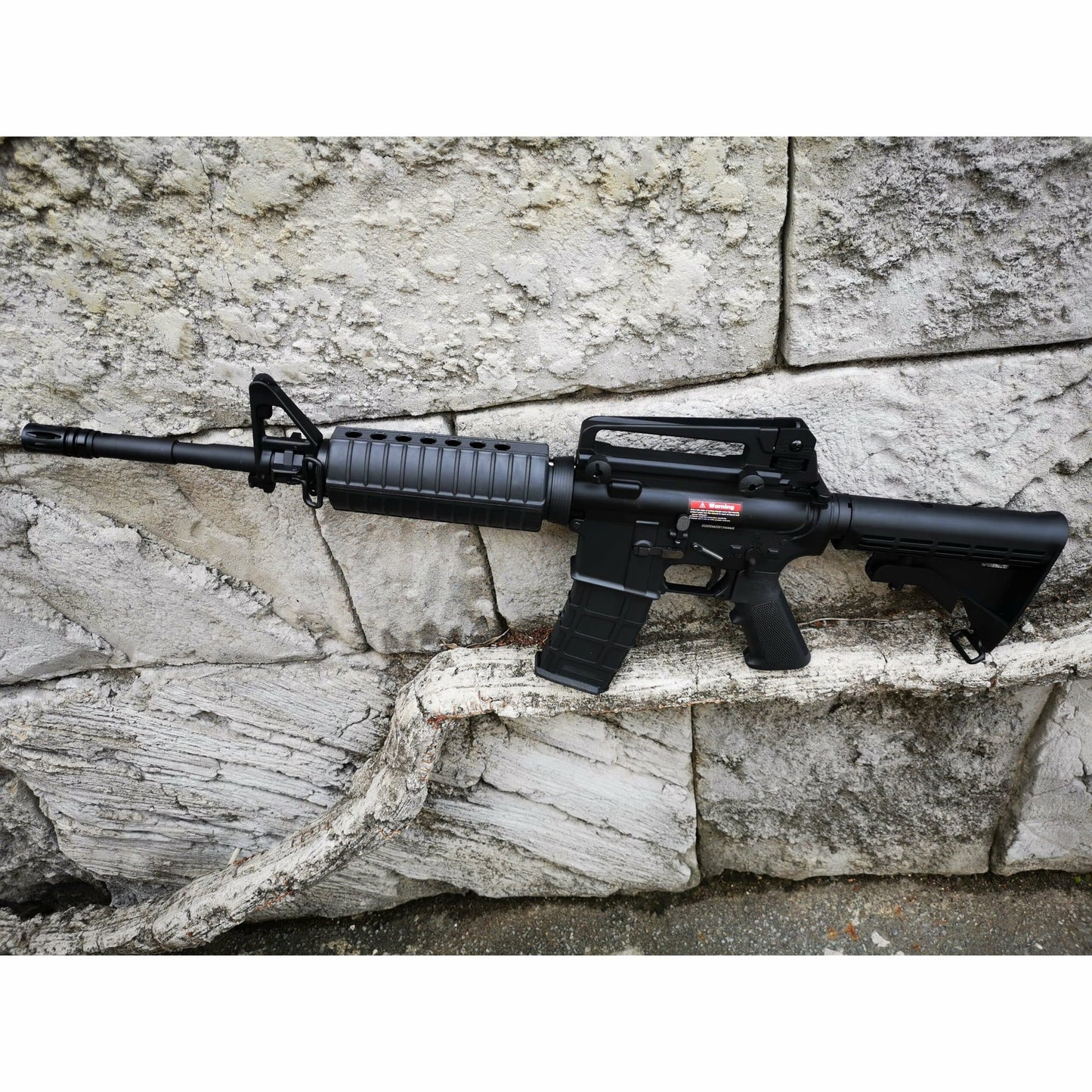 GOLDEN EAGLE MC6604M M4A1 FULL METAL GAS POWERED GEL BLASTER GREEN GAS BLOWBACK RIFLE Colour: Black