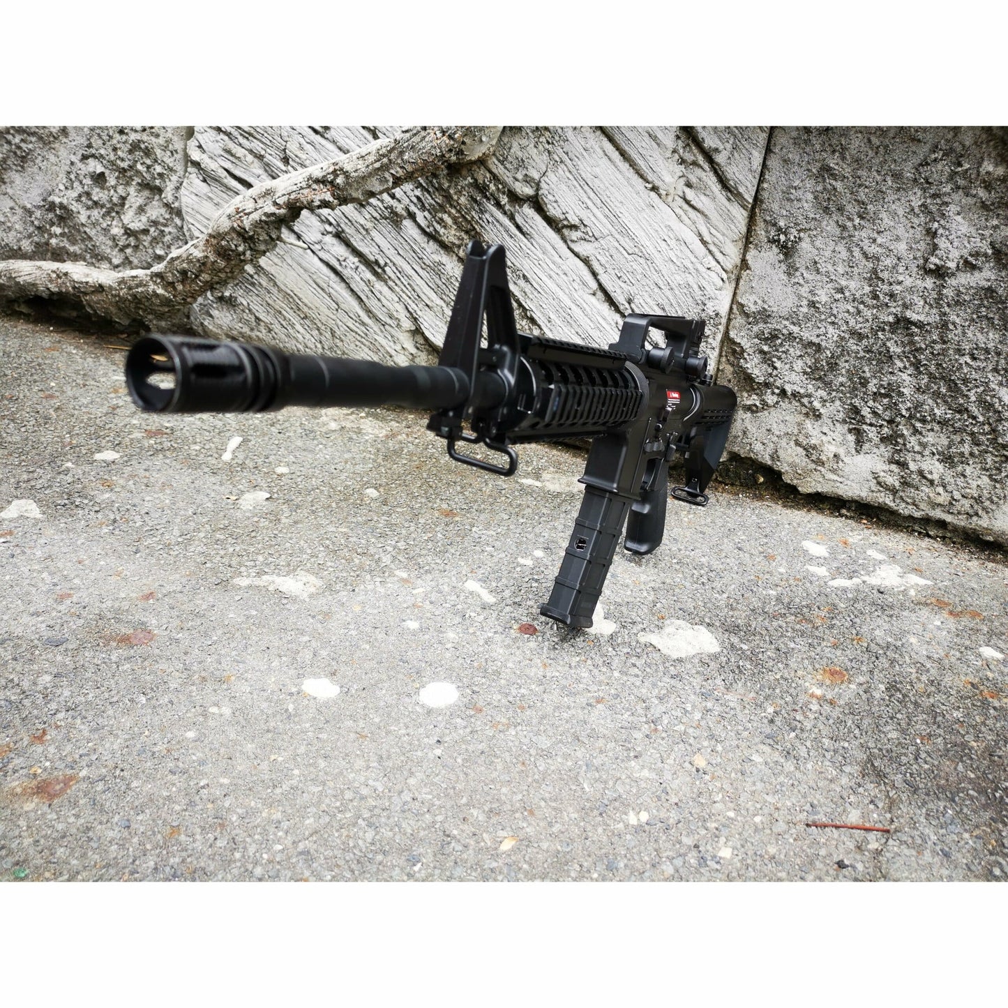 GOLDEN EAGLE MC6604RISM M4A1 FULL METAL GAS POWERED GEL BLASTER GREEN GAS BLOWBACK RIFLE Colour: Black