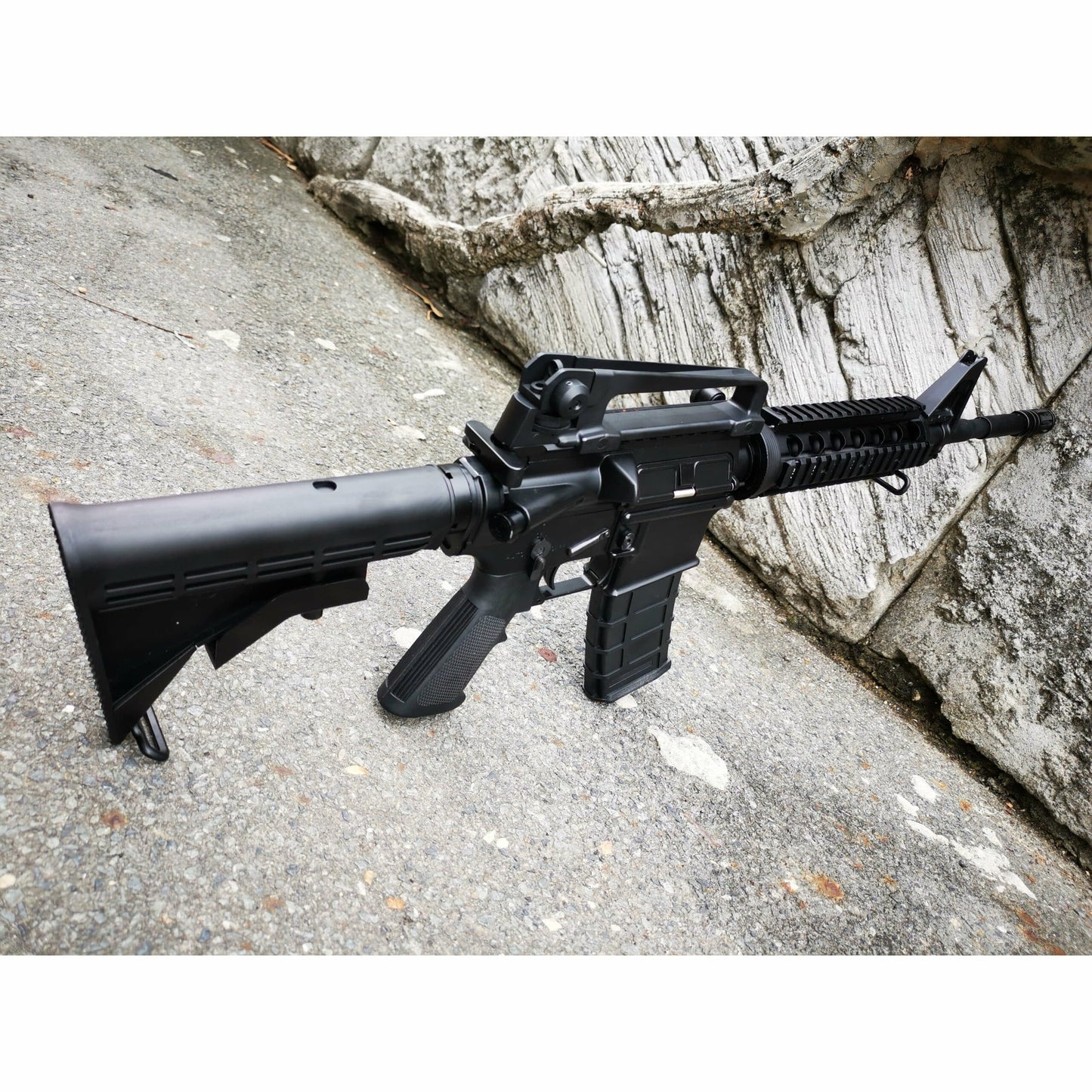 GOLDEN EAGLE MC6604RISM M4A1 FULL METAL GAS POWERED GEL BLASTER GREEN GAS BLOWBACK RIFLE Colour: Black