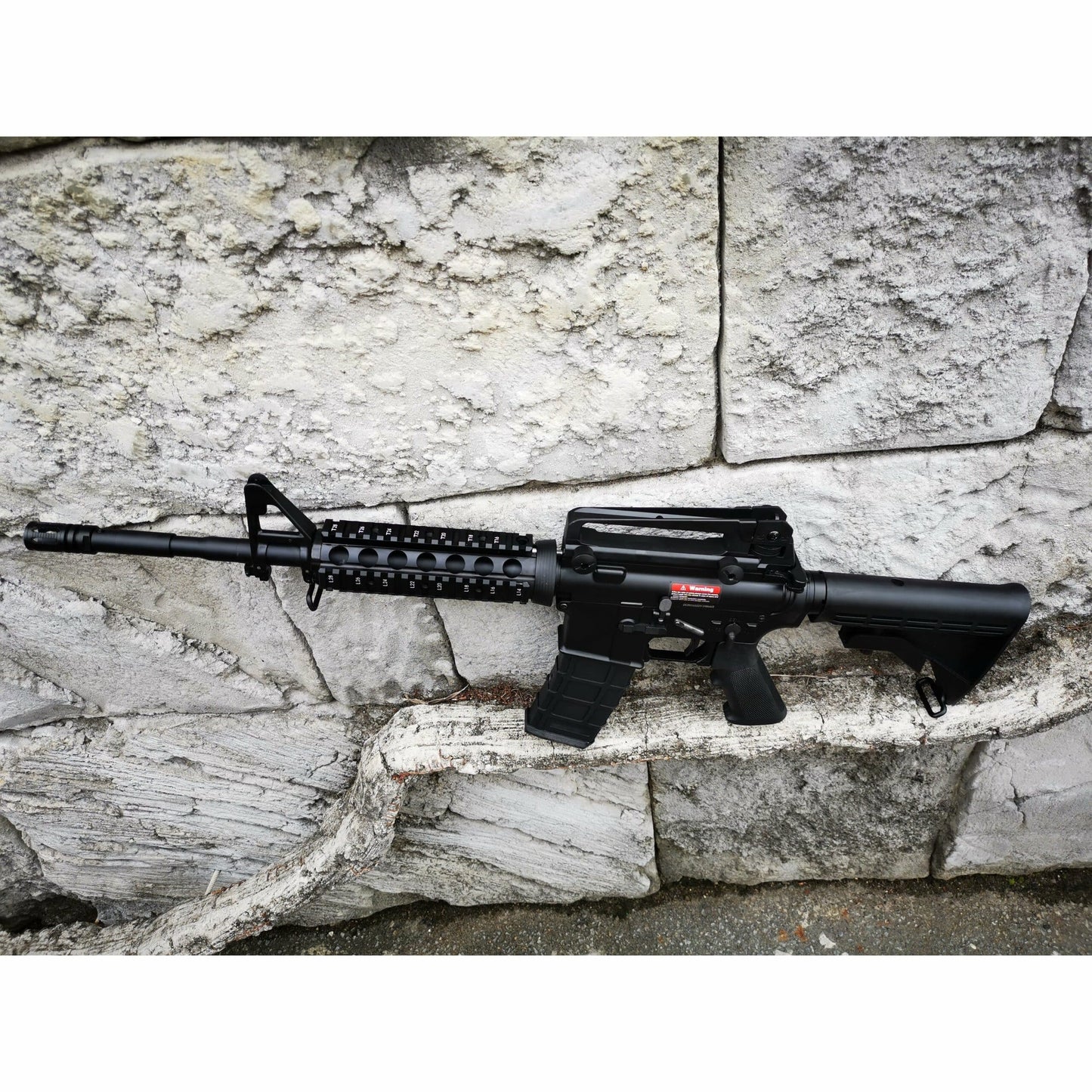 GOLDEN EAGLE MC6604RISM M4A1 FULL METAL GAS POWERED GEL BLASTER GREEN GAS BLOWBACK RIFLE Colour: Black