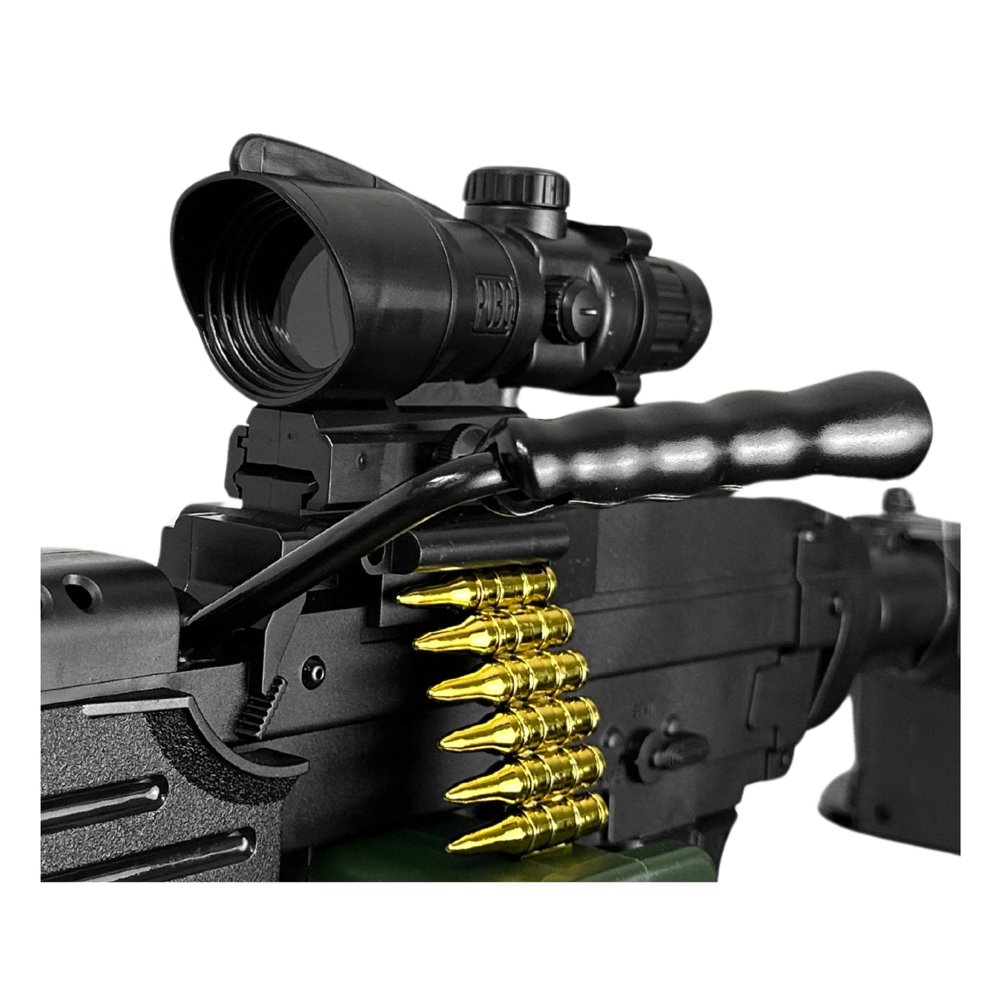 Kids PUBG M249 Saw + 20,000 FREE Gel Balls - Gel Blaster
