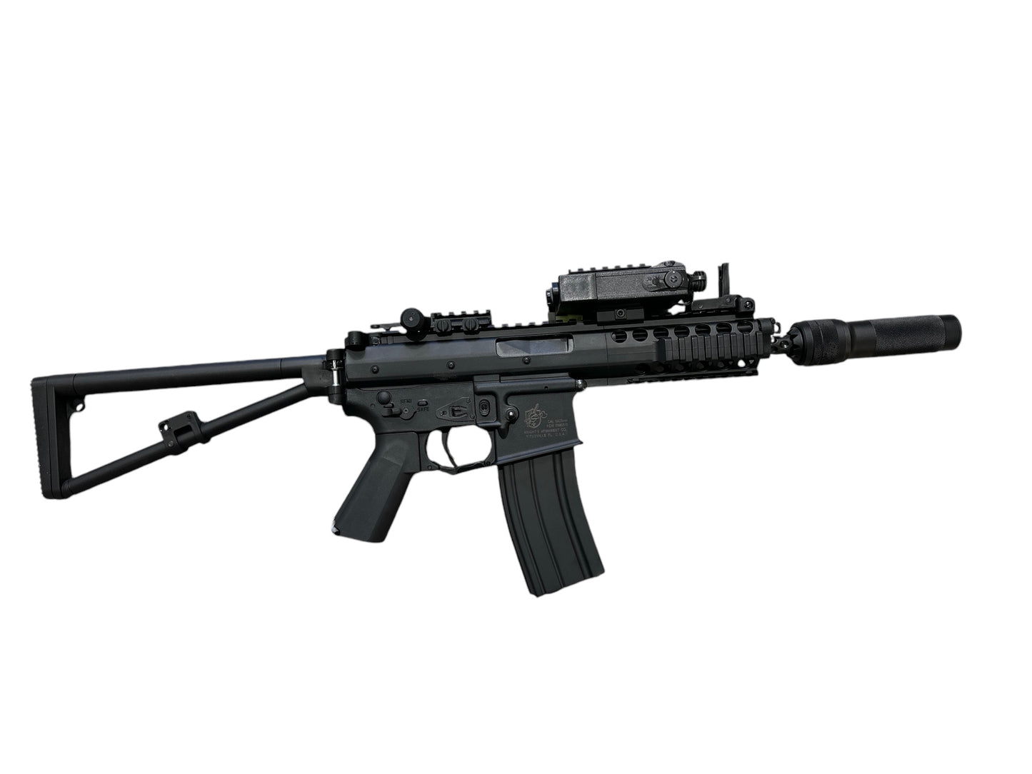 DOUBLE BELL 808 PDW Gel Blaster AEG Colour: black