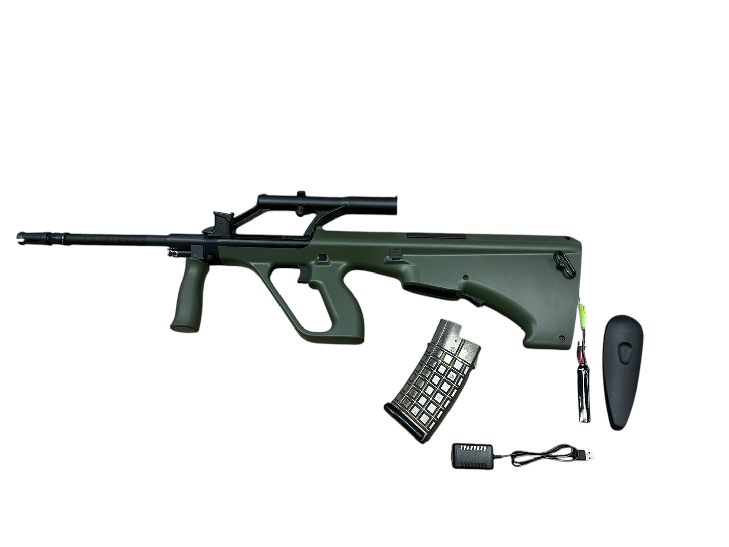 Metal Steyr AUG A1 Gel Blaster AEG Rifle w/Scope