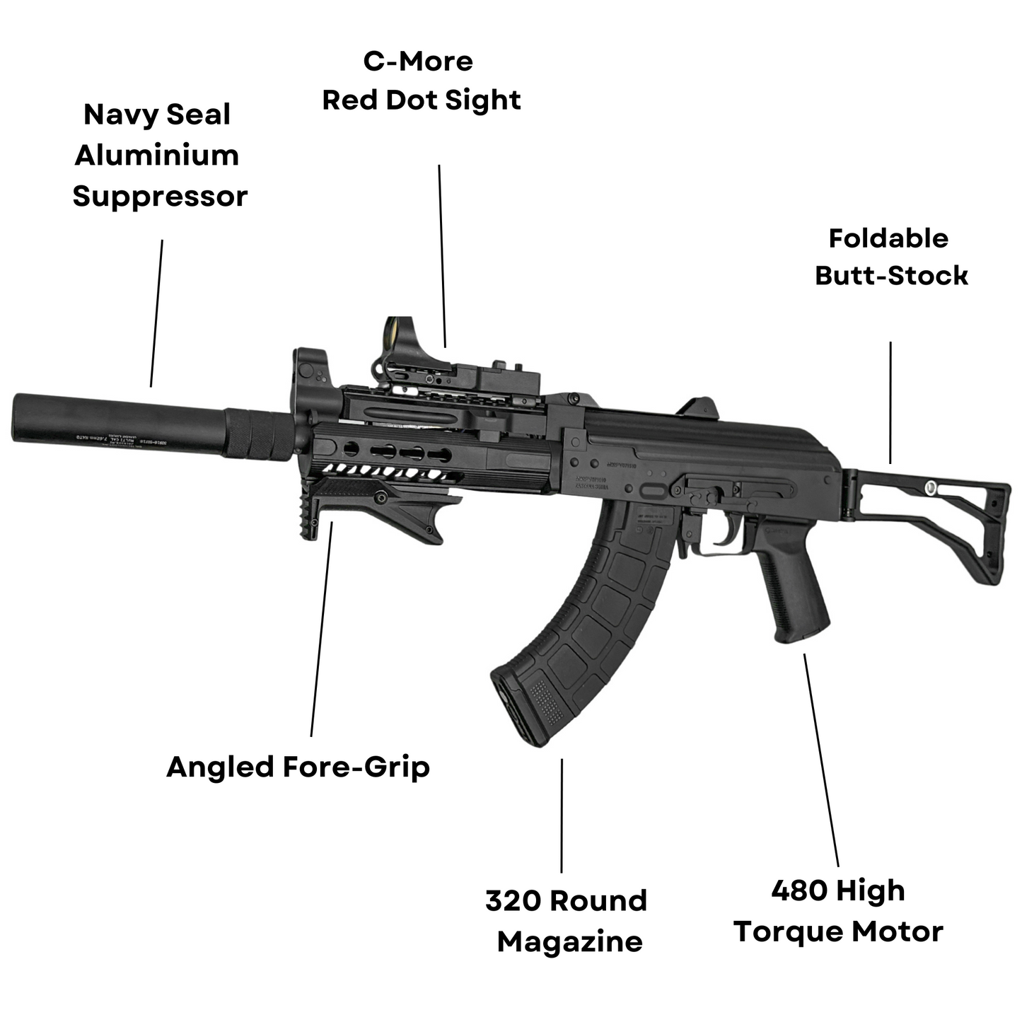 "Spetsnaz-47" CGB Custom - Gel Blaster