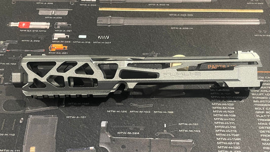 AAP-01/C FUKU-2 CNC UPPER – SKELETON CTM Grey / Black – for GEL BLASTER