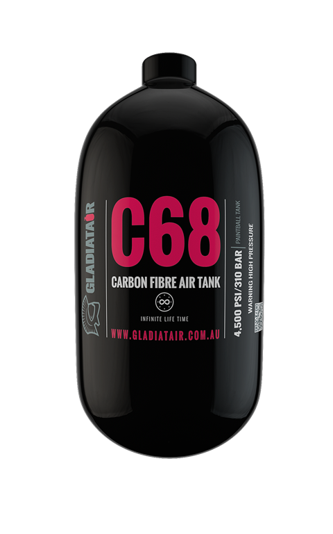 C68-A GladiatAir Carbon Tank + GladiatAir Regulator