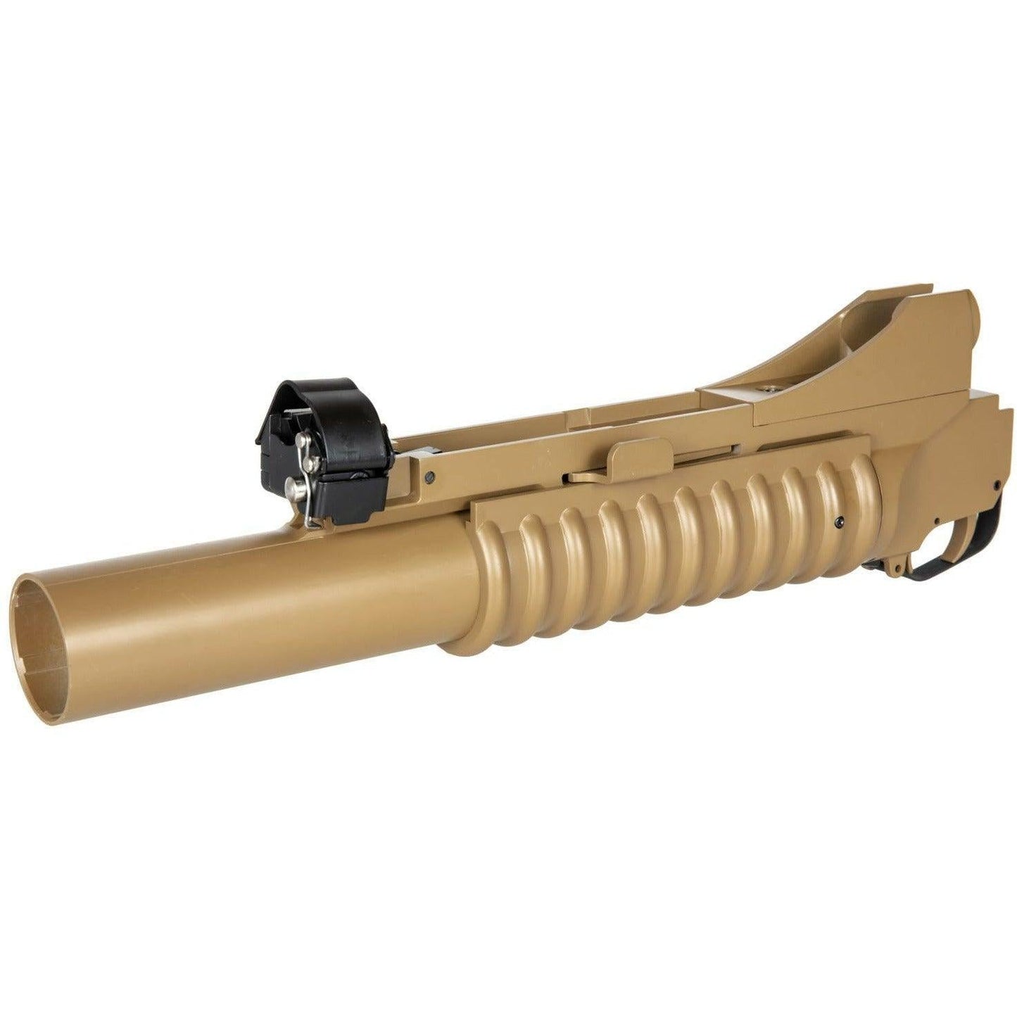 Double Bell M-55LS M203 Long Metal Grenade Launcher Gas Powered Gel Blaster Colour: Tan