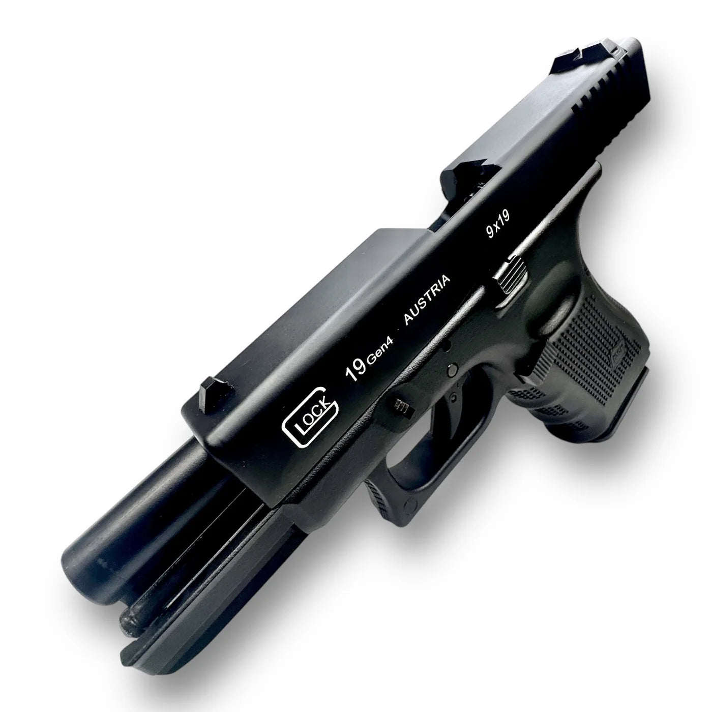 Double Bell G19 Tactical Metal Green Gas Blowback Pistol - Gel Blaster
