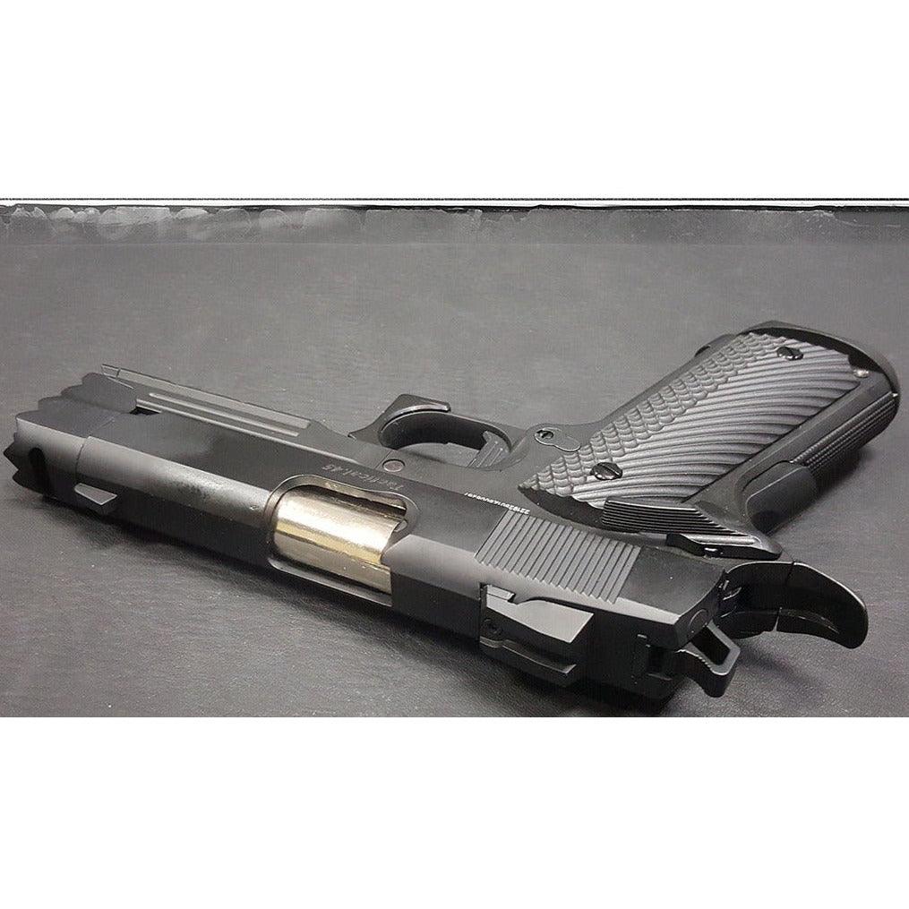 Golden Eagle 3321 CO2 Powered Hi-Capa Strike Warrior Gel Blaster Pistol Black