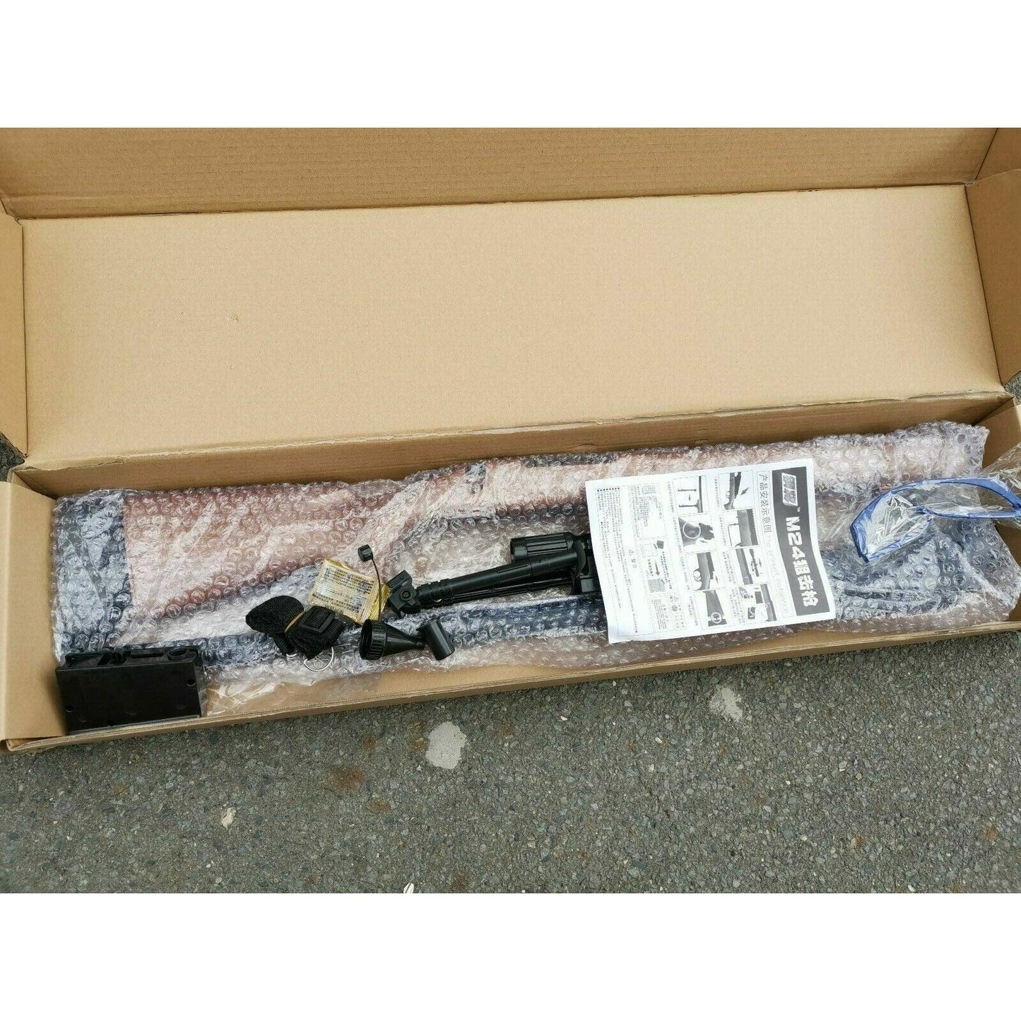 GJ M24 Bolt Action Sniper Rifle Gel Blaster Full Black