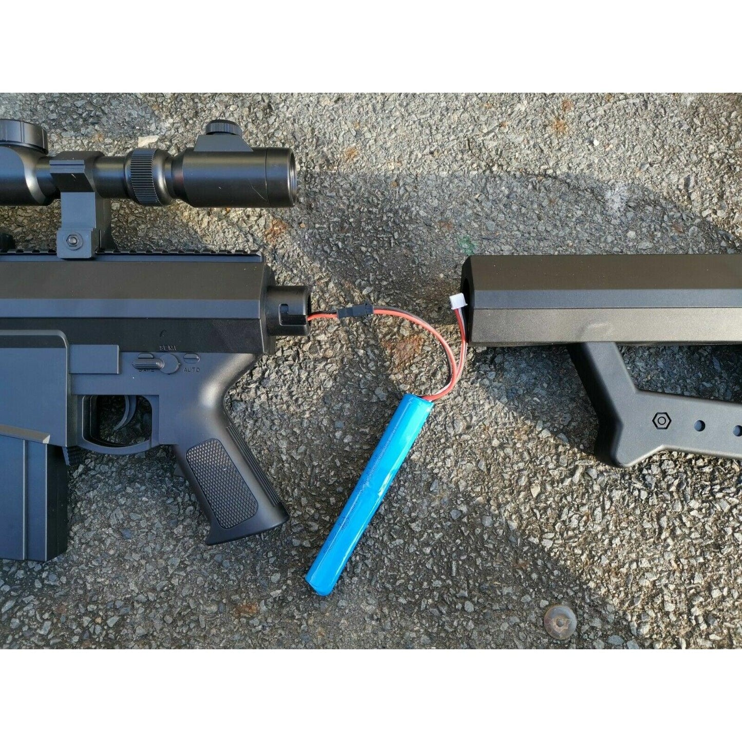 M82A1 BARRETT SNIPER RIFLE GEL BLASTER GEL NYLON VERSIONS MAG-FED ADULT SIZE