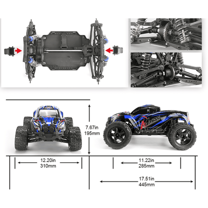 Remo hobby MMAX 4X4 Brushed 1/10 4WD RTR Monster Truck