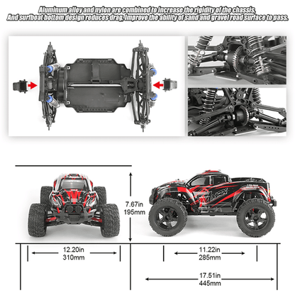 Remo hobby MMAX 4X4 Brushless 1/10 4WD RTR Monster Truck