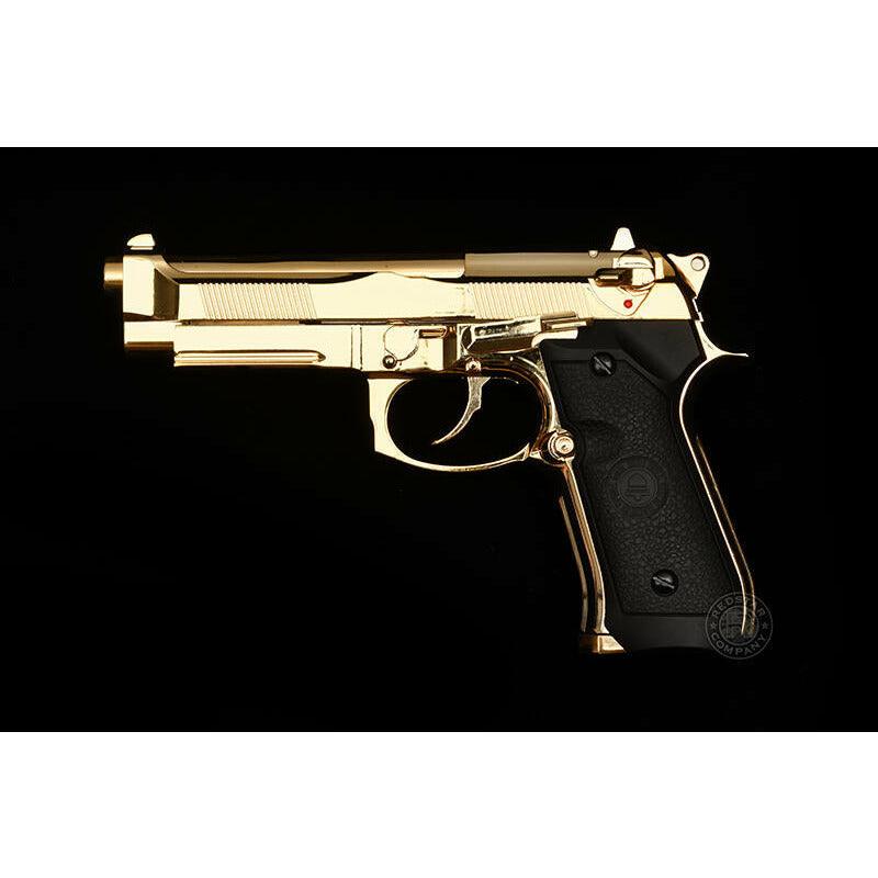 DOUBLE BELL Beretta M92 A1 M9 Gel blaster Gas POWERED Blowback Golden Chrome