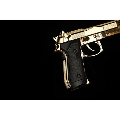DOUBLE BELL Beretta M92 A1 M9 Gel blaster Gas POWERED Blowback Golden Chrome