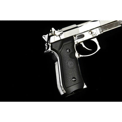 DOUBLE BELL Beretta M92 A1 M9 Gel blaster Gas POWERED Blowback Silver Chrome