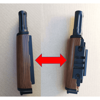 RX AKM-47 V4 GEL BLASTER UPGRADED 11.1V AND METAL GEAR & BARREL WITH BLOWBACK ADULT SIZE