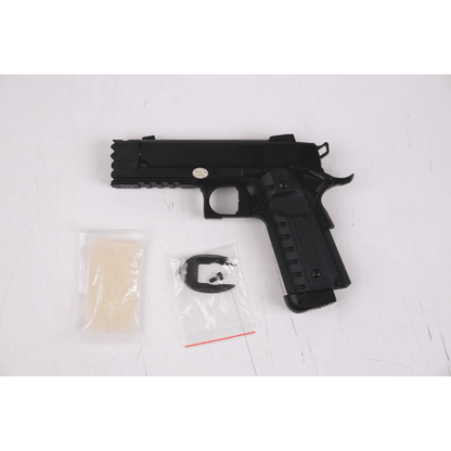 Golden Eagle 3316 CO2 Powered Hi-Capa Strike Warrior Gel Blaster Pistol Black