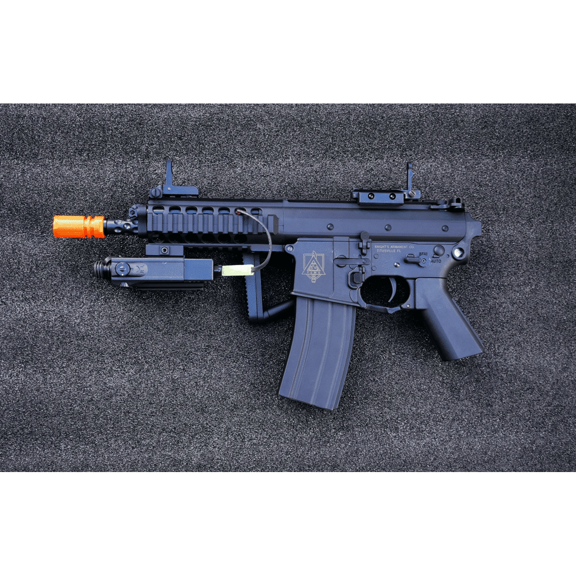 DOUBLE BELL 808 PDW Gel Blaster AEG Colour: black