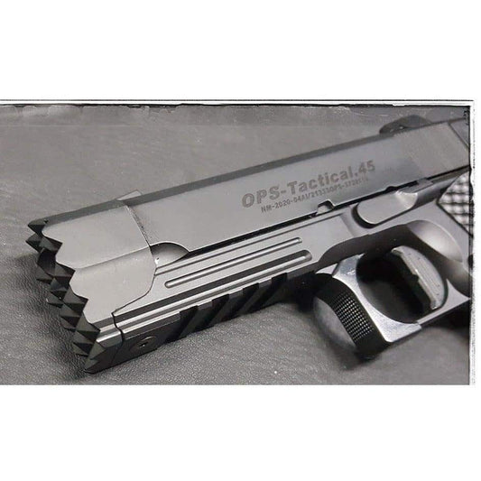 Golden Eagle 3321 CO2 Powered Hi-Capa Strike Warrior Gel Blaster Pistol Black