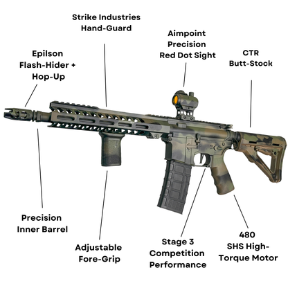 "Forest Warfare" Comp CGB Custom - Gel Blaster