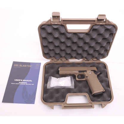 GOLDEN EAGLE 3303T REPLIQUE PISTOLET BILLE OPS M.RP HI CAPA 4.3 VERSION GAS/CO2 BLOWBACK FULL METAL GEL BLASTER Colour: Tan