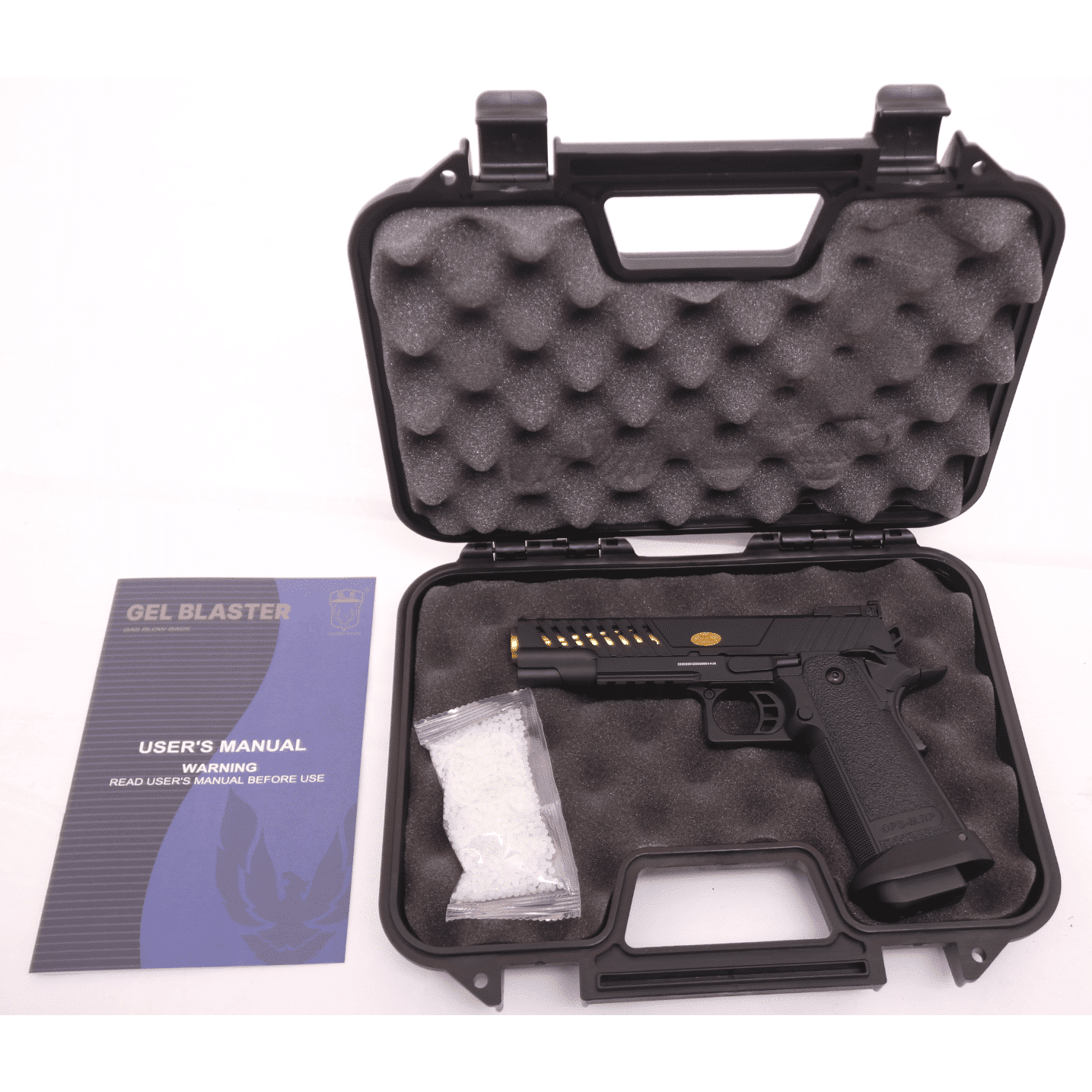 GOLDEN EAGLE 3338 FULL METAL CNC GMX-2 OPS MRP GEL BLASTER Hi-Capa 5.1 VERSIO GAS OR CO2 POWERED BLOW BACK