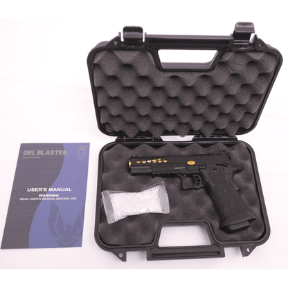 GOLDEN EAGLE 3399 FULL METAL CNC HEX CUT 2011 GEL BLASTER GREEN GAS POWERED Hi-Capa 5.1 VERSION GAS BLOW BACK